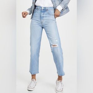 Levi’s Rib-cage Straight Ankle Jean size 28
